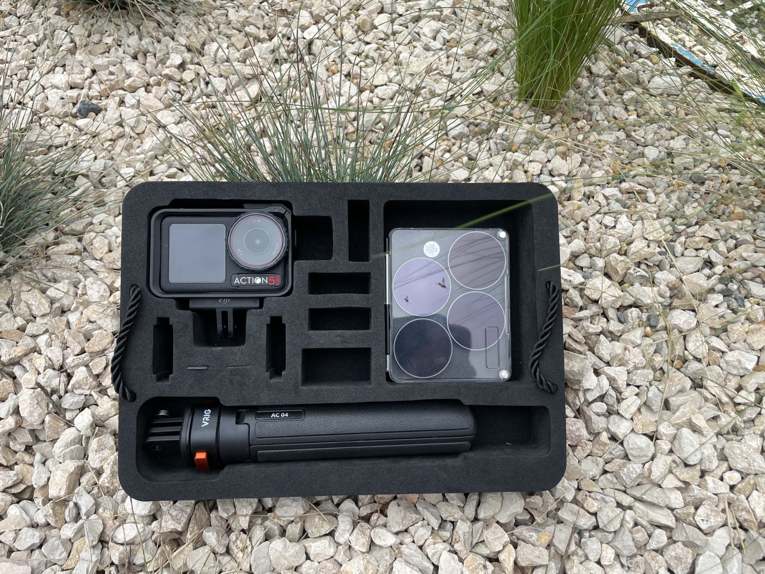 Actioncam Set mit Zubehör im Koffer
