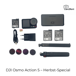 Set Zusammenstellung von dem DJI Osmo Action 5 – Herbst-Special