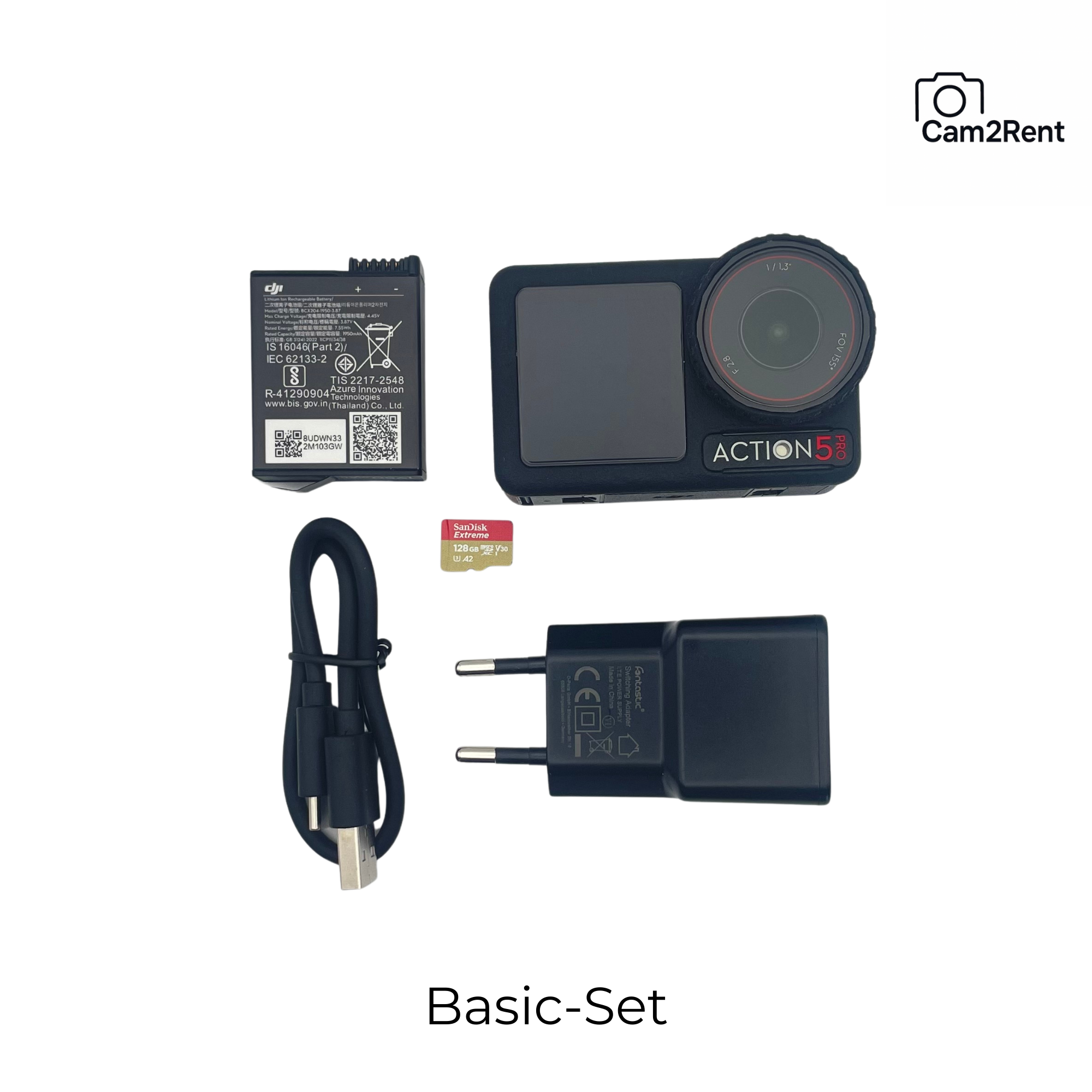 Basic Kamera Set – Actioncam Verleih