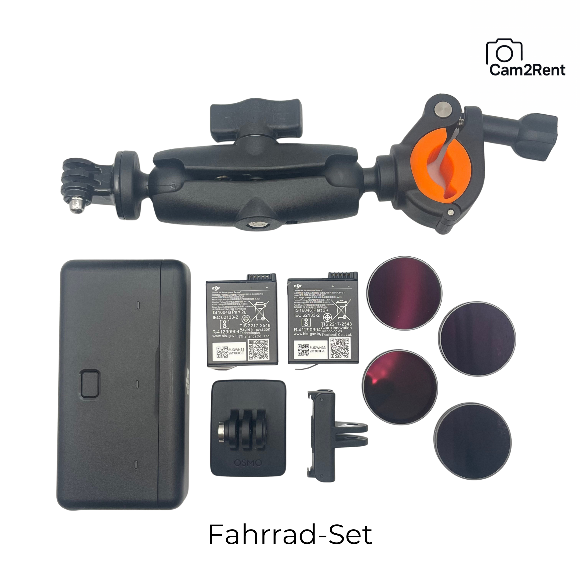 Fahrrad Kamera Set mit Halterung